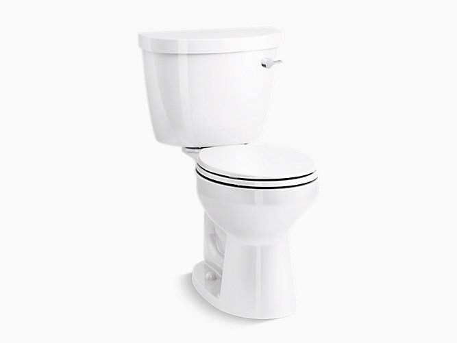 Cimarron Comfort Height Two Piece Round, Kohler Comfort Height Toilet Round Bowl